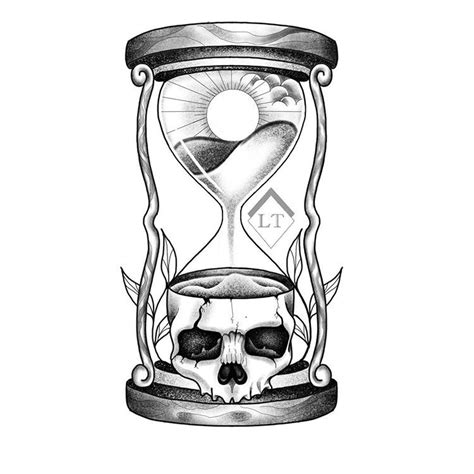 black and white traditional hourglass tattoo|630 Hourglass Tattoos ideas 